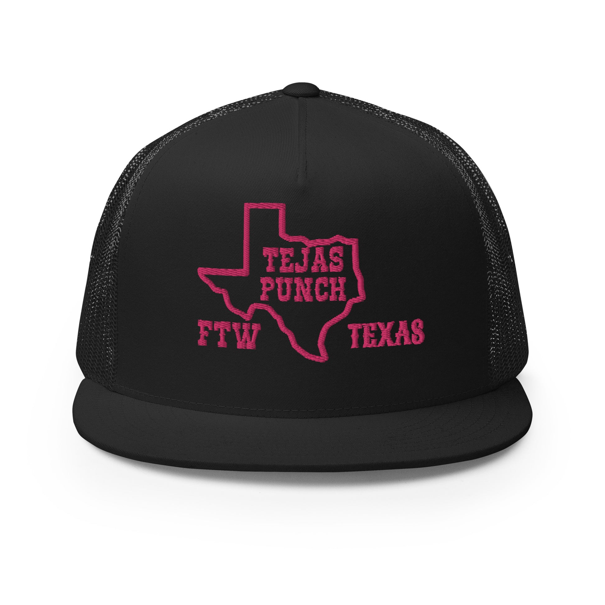 Tejas Punch Trucker Cap V3 Pink