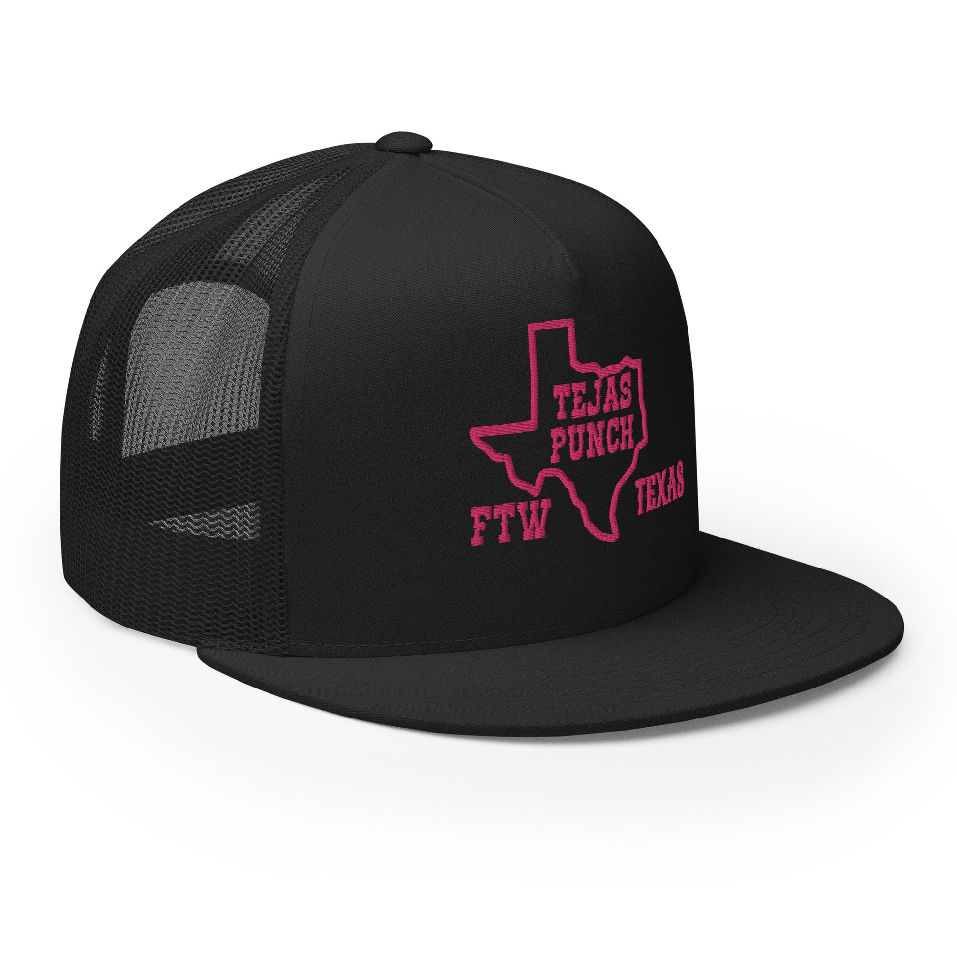 Tejas Punch Trucker Cap V3 Pink