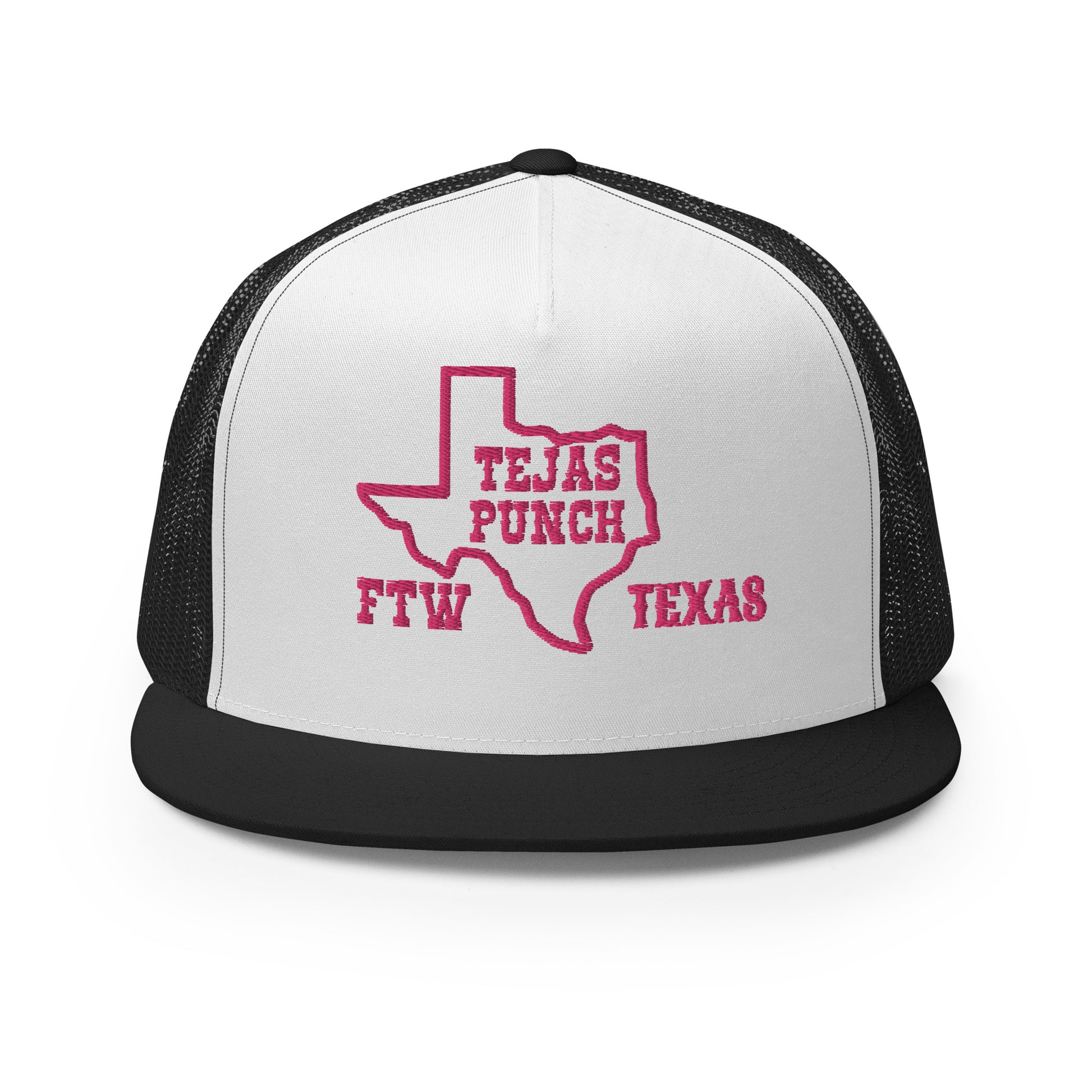 Tejas Punch Trucker Cap V3 Pink