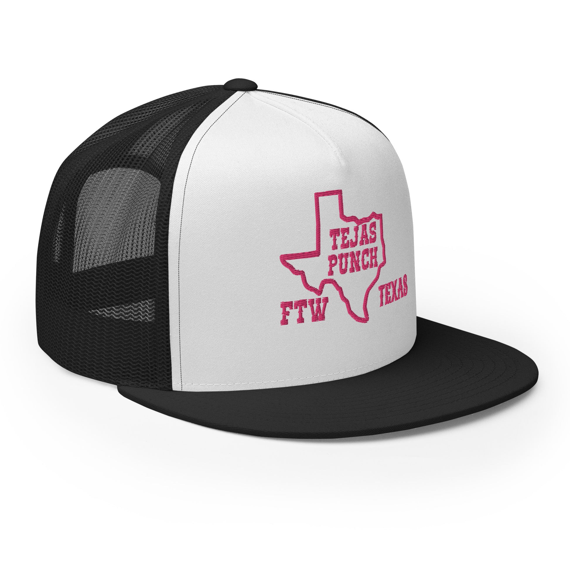 Tejas Punch Trucker Cap V3 Pink