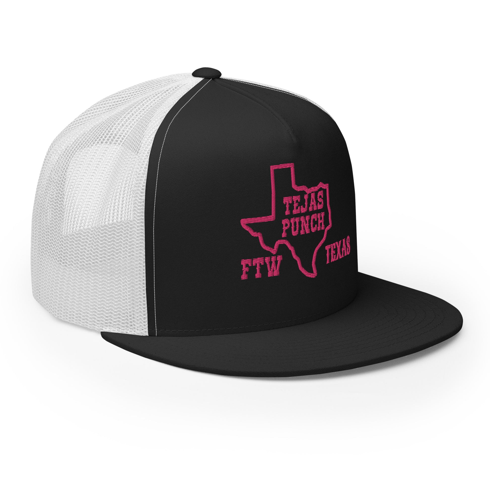 Tejas Punch Trucker Cap V3 Pink