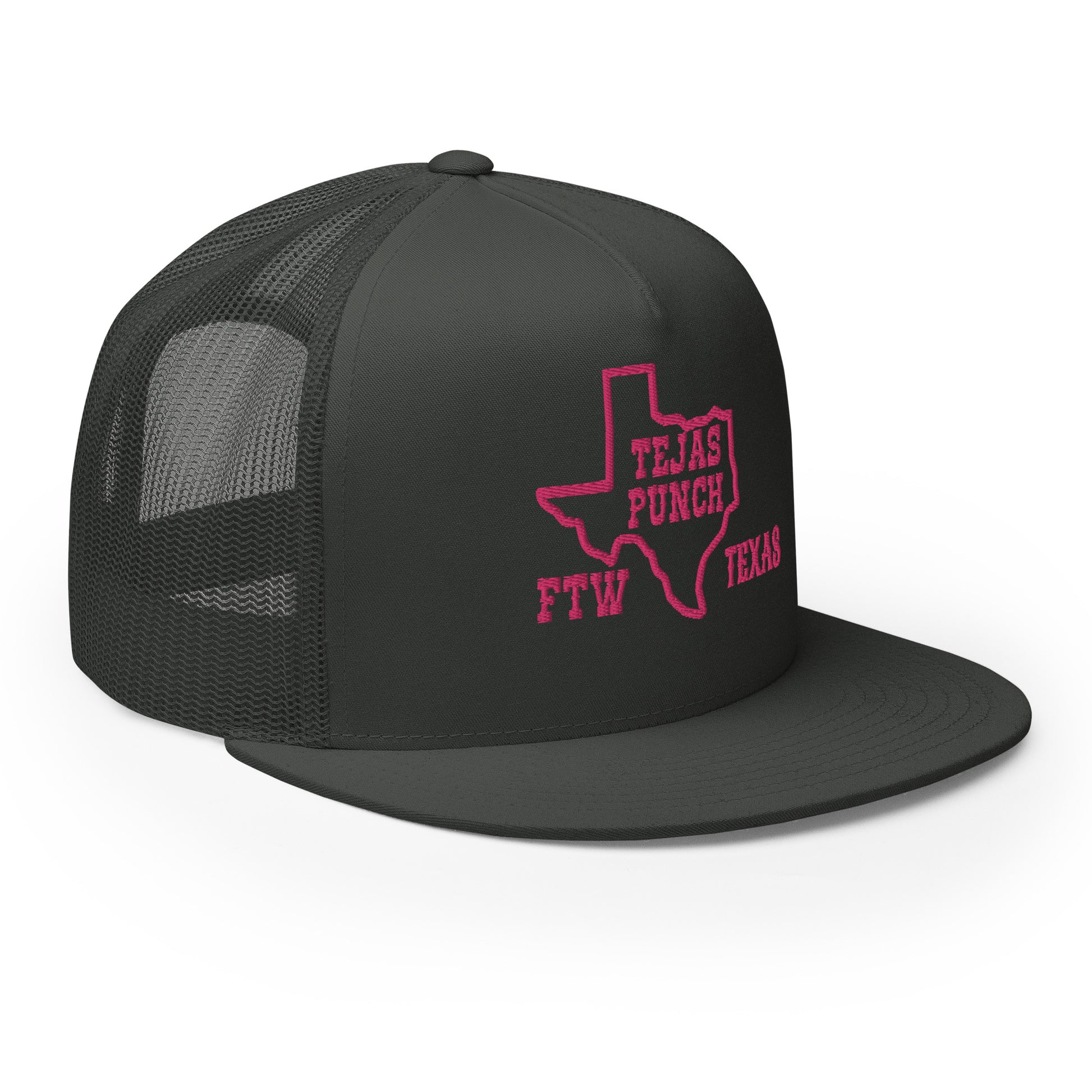 Tejas Punch Trucker Cap V3 Pink