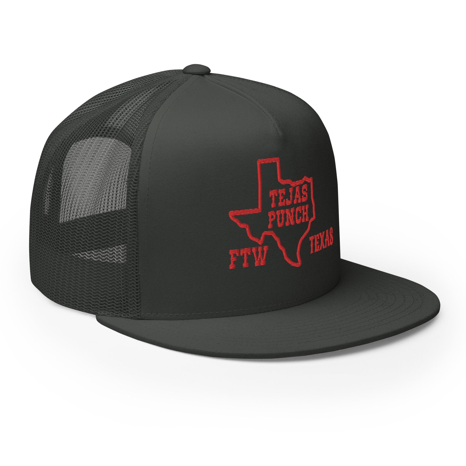 Tejas Punch Trucker Cap V3 Red
