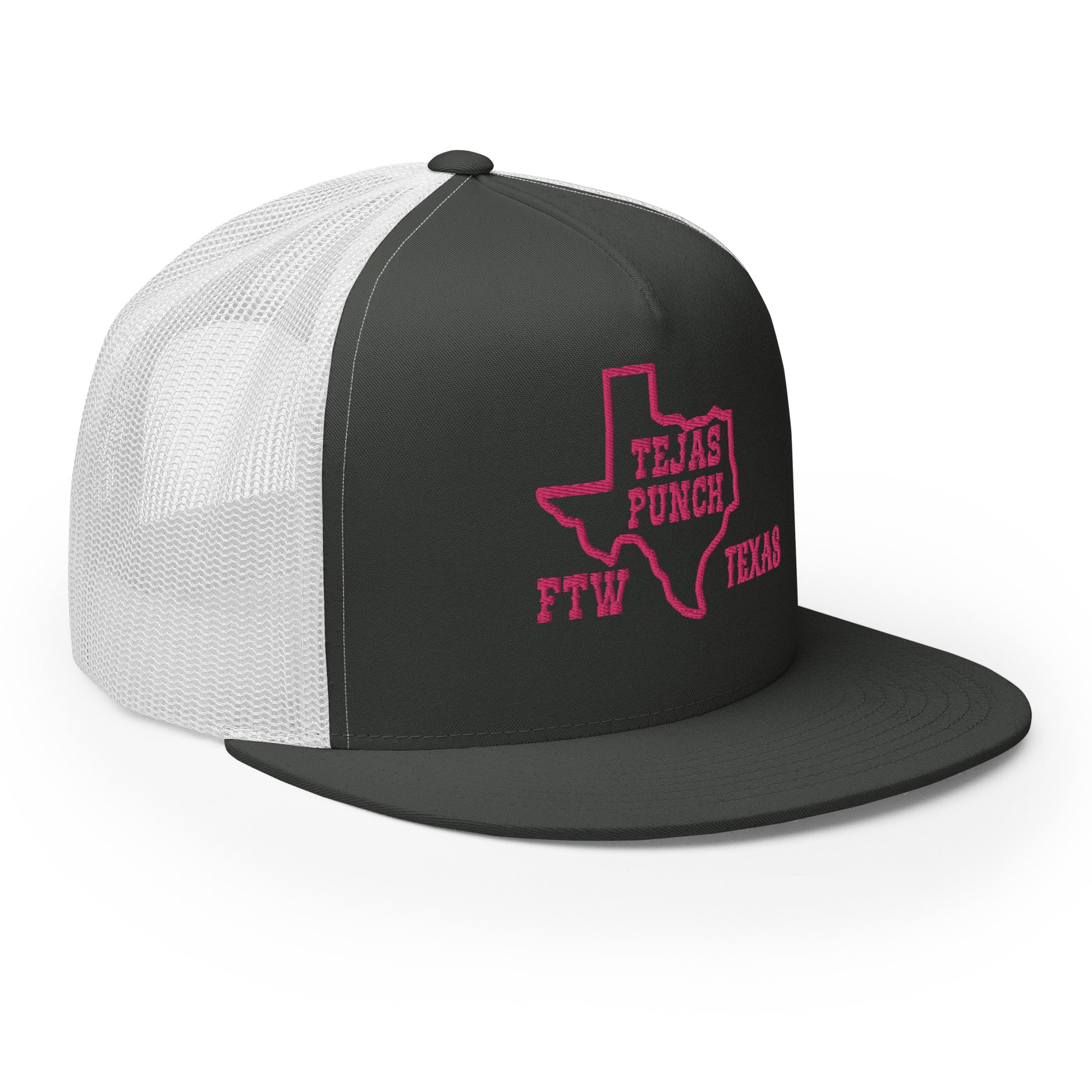 Tejas Punch Trucker Cap V3 Pink