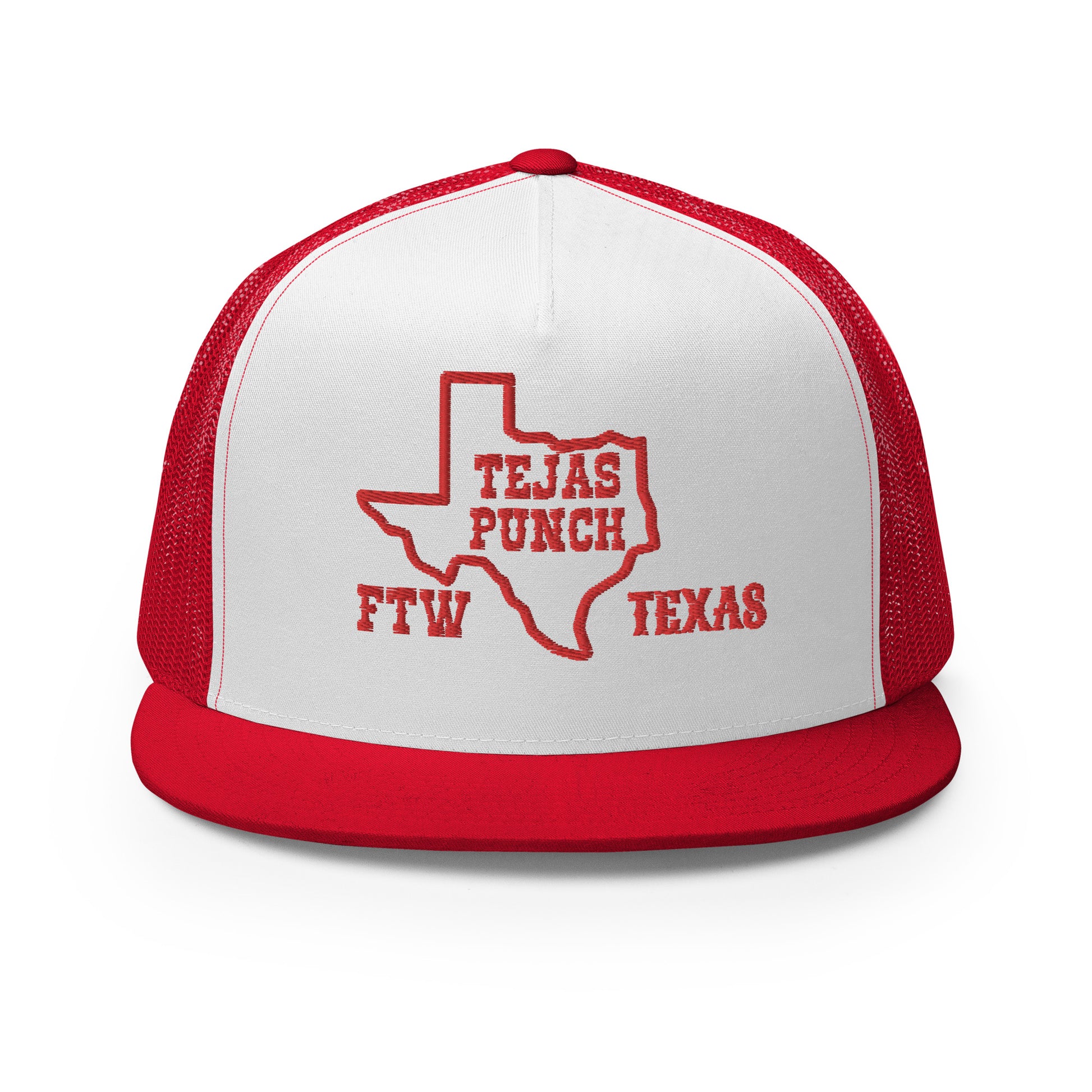 Tejas Punch Trucker Cap V3 Red