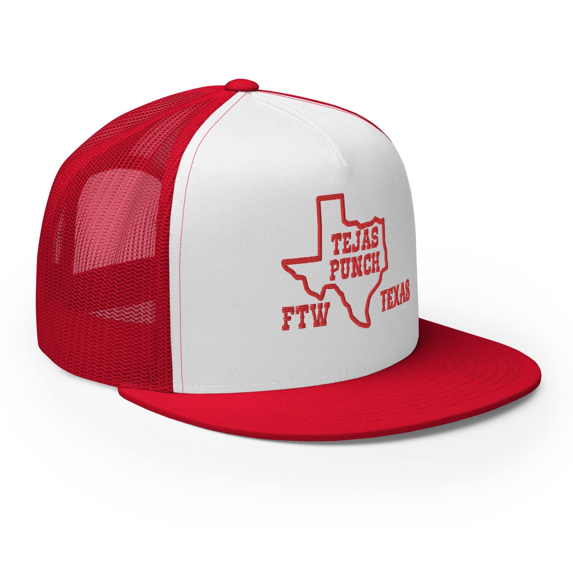 Tejas Punch Trucker Cap V3 Red