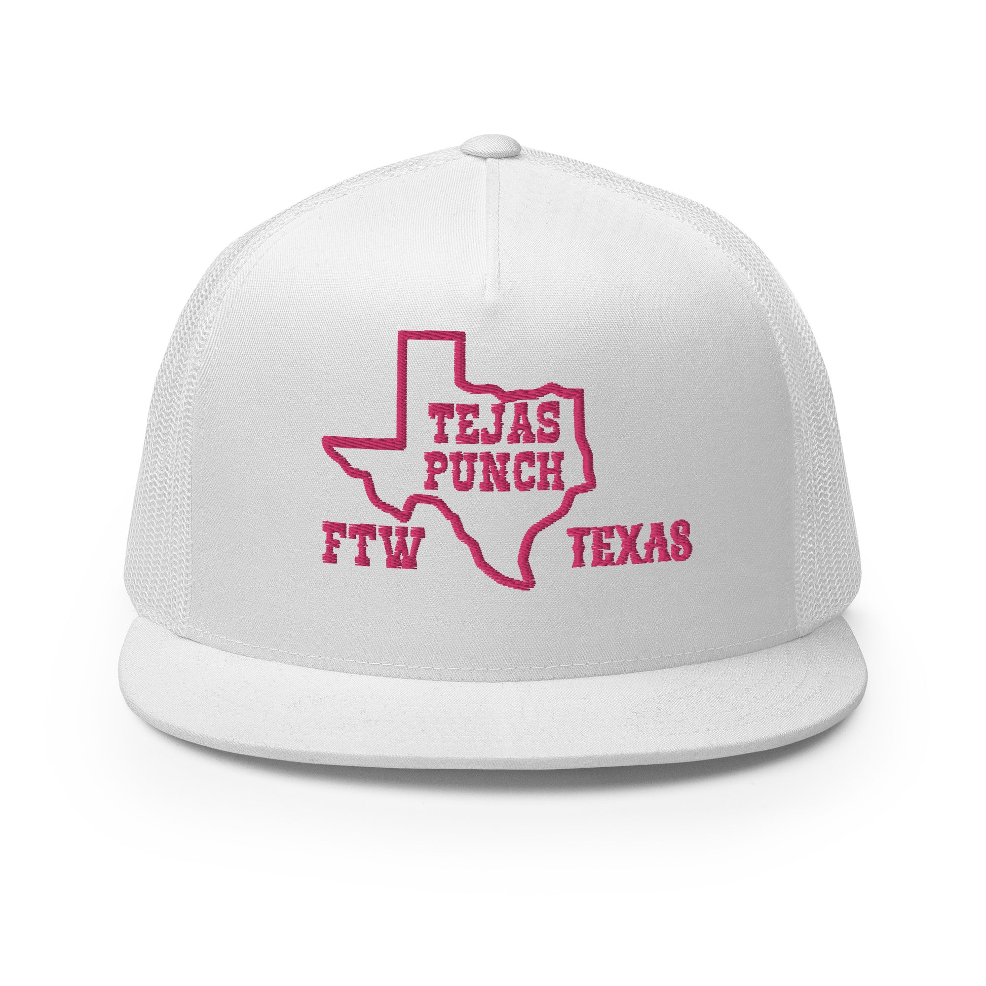Tejas Punch Trucker Cap V3 Pink